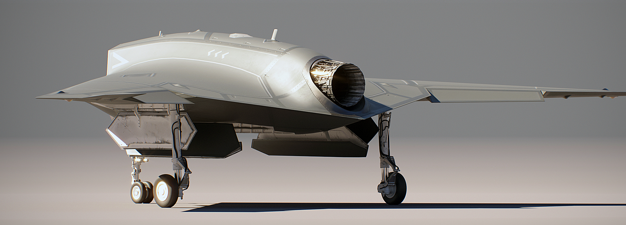 Aircraft 3D model showcase