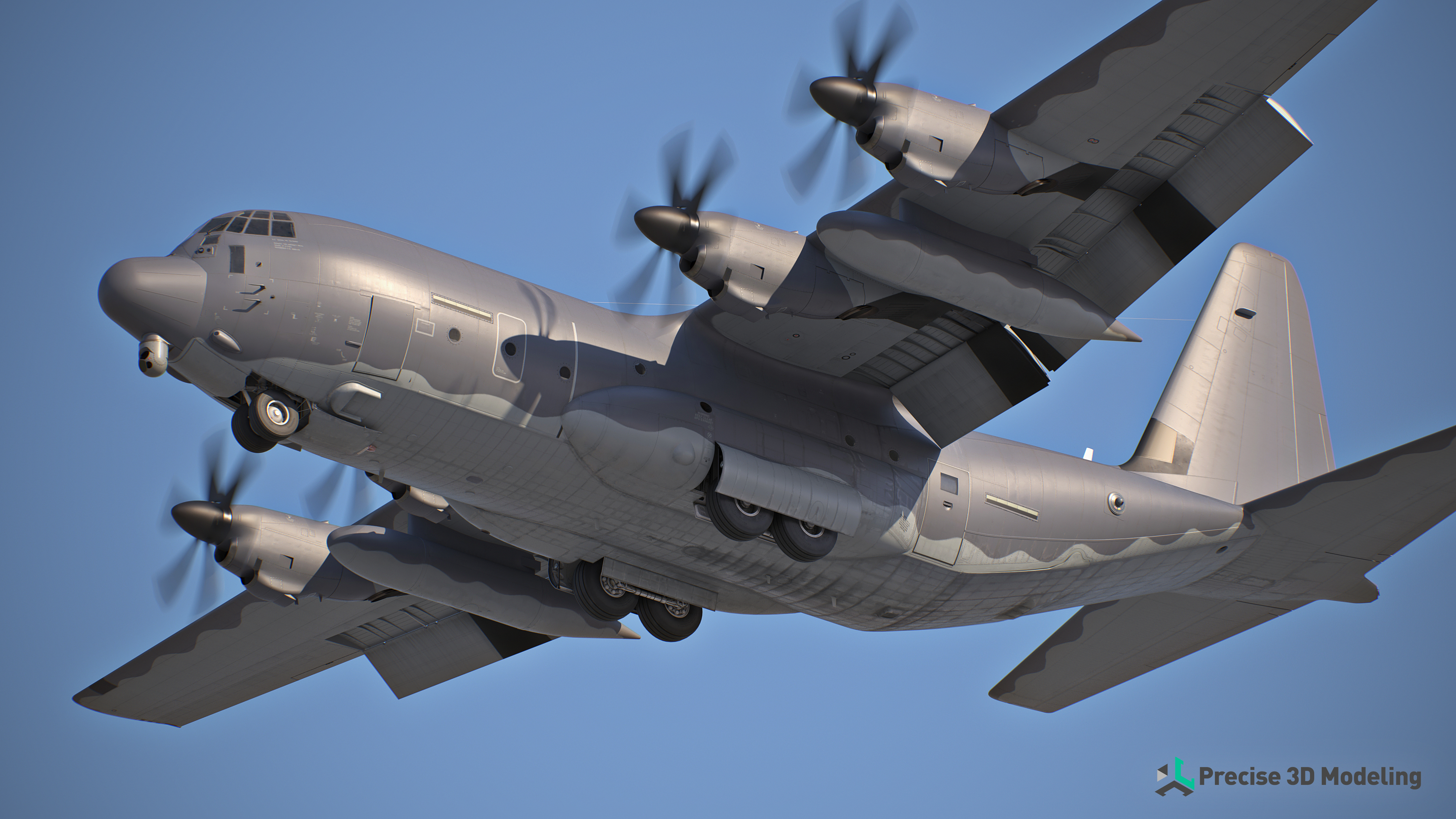 Lockheed Martin C-130J Super Hercules render