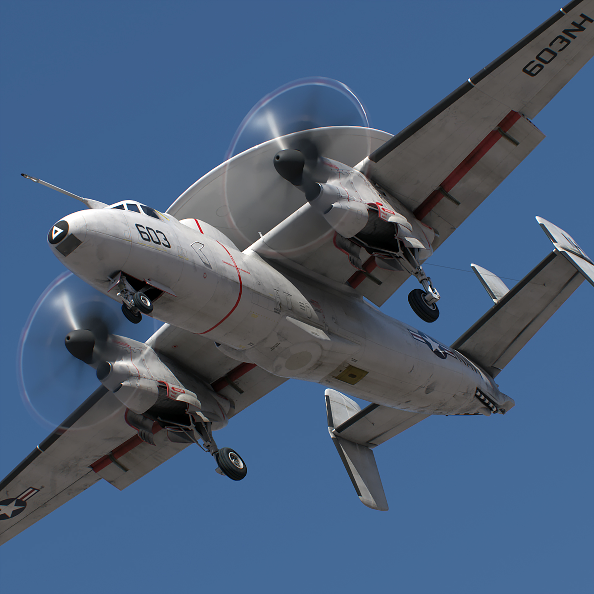 Northrop Grumman E-2D Hawkeye (AEW) render