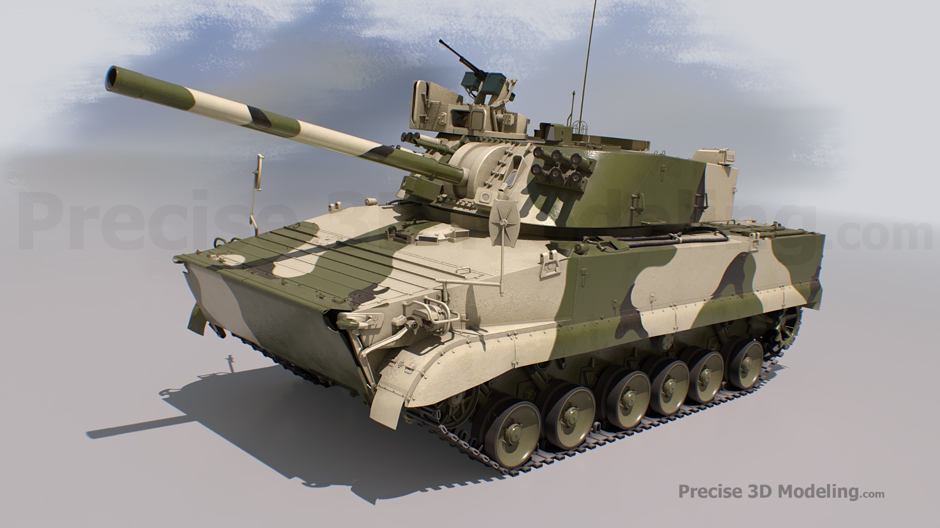 2S31 Vena 3D model render, gallery image 1 of 8