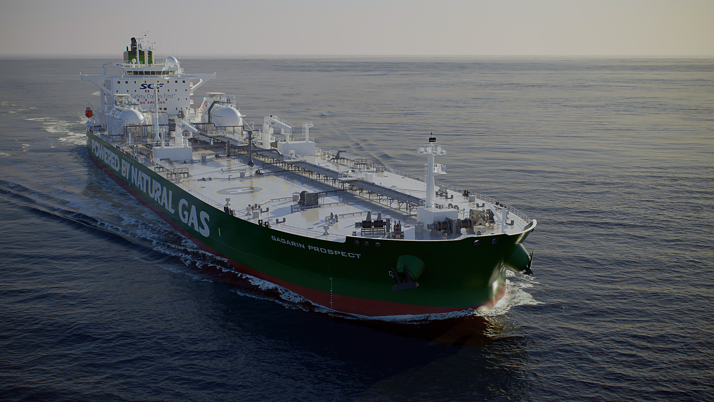 Gargarin Prospect LNG Tanker render