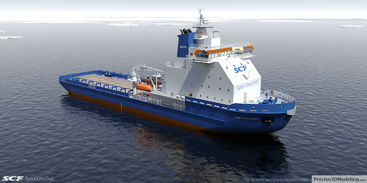 SCF Sakhalin render